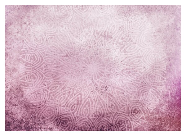 Kép - Mandala rózsaszín falon (70x50 cm)