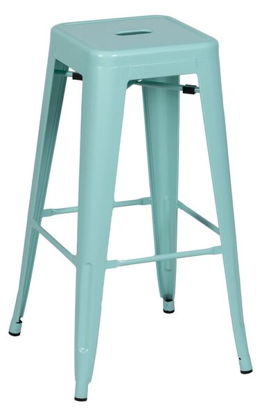 Türkiz fém bárszék szett 2 db-os (ülésmagasság 76,5 cm) – Ixia