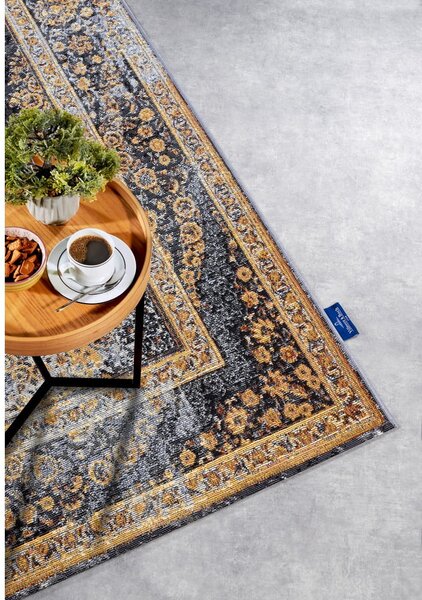 Antracitszürke-aranyszínű kültéri szőnyeg 120x180 cm Martha – Villeroy&Boch