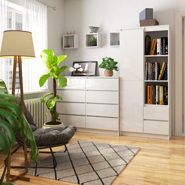 Polc R 80 cm CLP R11 magasfényű fehér