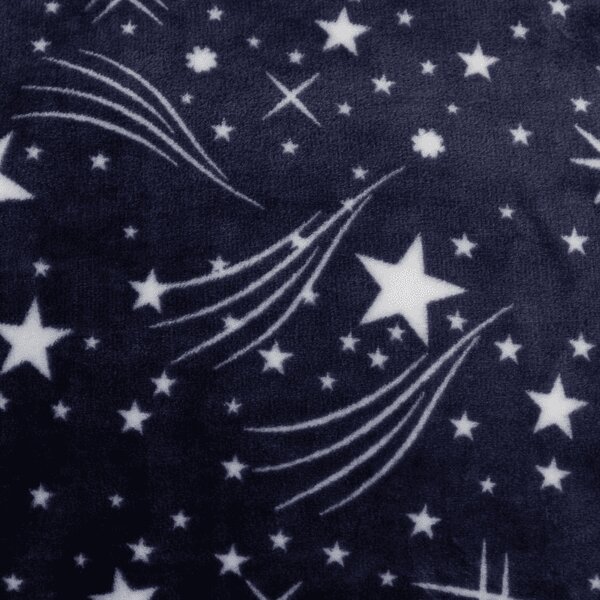 Mikroplüss takaró STARLIGHT, sötétkék Méret: 150 x 200 cm