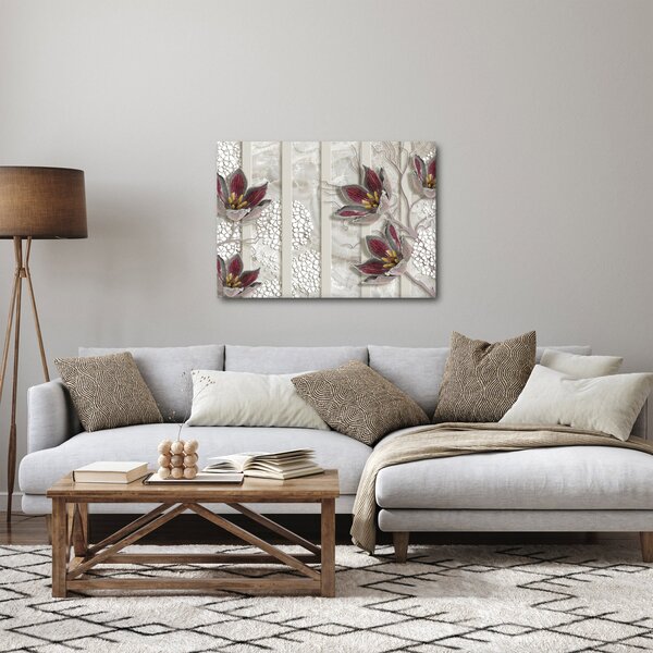 Kép - Dekoratív virágok (70x50 cm)