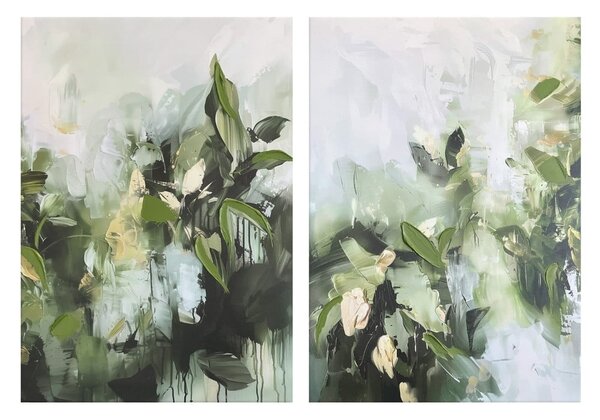 Kép szett kézzel festett részletekkel 2 db-os 50x70 cm Myrtle – Styler