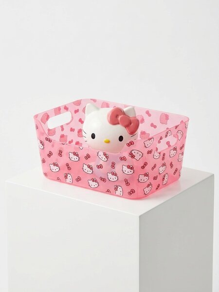 Sinsay - Hello Kitty műanyag tárolódoboz - rózsaszín