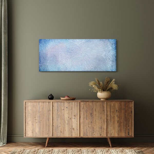 Kép - Mandalák kékszínben (120x50 cm)