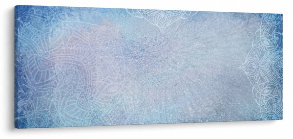 Kép - Mandalák kékszínben (120x50 cm)