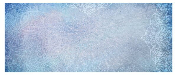 Kép - Mandalák kékszínben (120x50 cm)