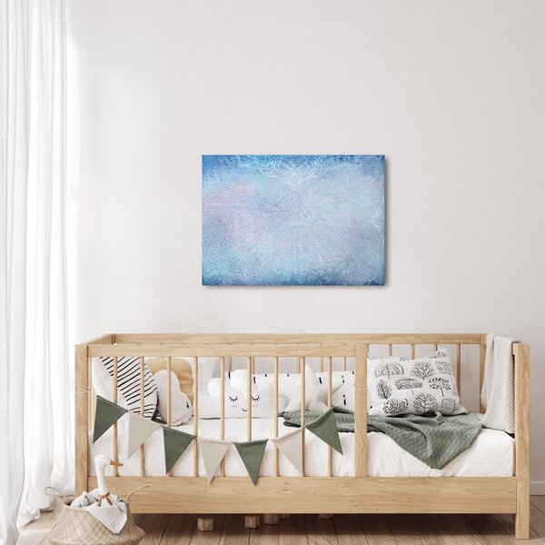 Kép - Mandalák kékszínben (70x50 cm)