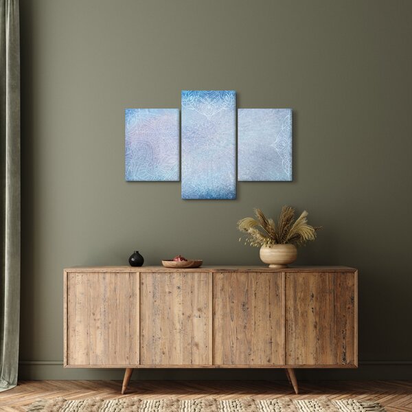 Kép - Mandalák kékszínben (90x60 cm)
