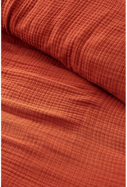 Téglavörös muszlin ágytakaró 220x250 cm Muslin – Mijolnir