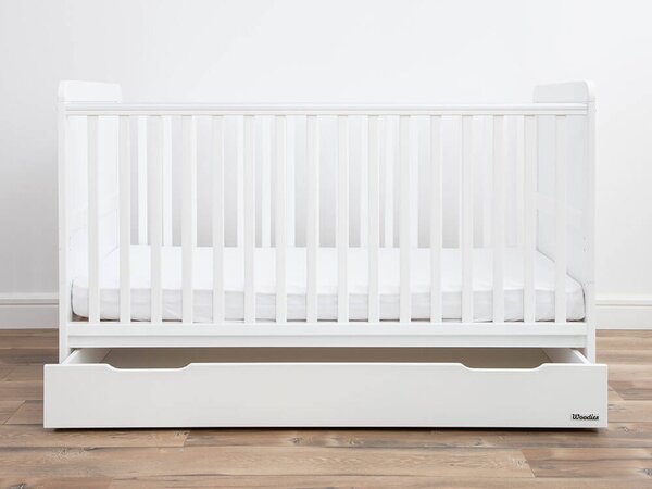 CLASSIC COT BED 2az1-ben kiságy 140x70 Tároló fiók: Tároló fiók nélkül
