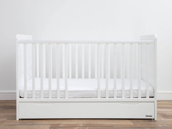CLASSIC COT BED 2az1-ben kiságy 140x70 Tároló fiók: Tároló fiók nélkül