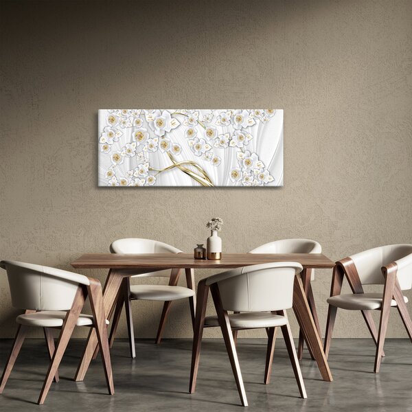 Kép - Fa arany díszítéssel (120x50 cm)