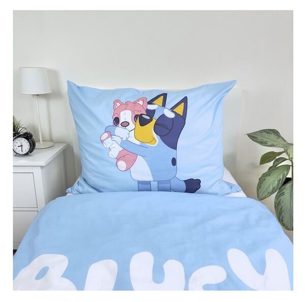Egyszemélyes pamut gyerek ágyneműhuzat 140x200 cm Bluey – Jerry Fabrics