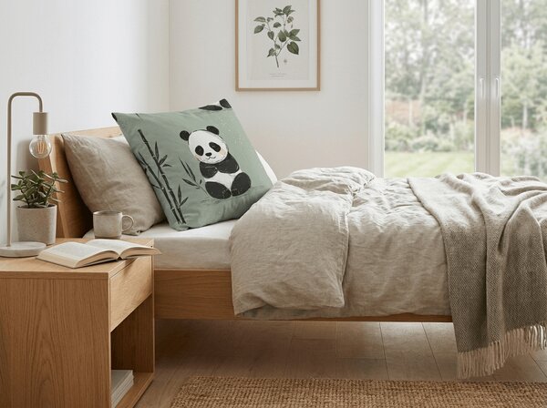Mikroszálas párnahuzat PANDA RELAX 45x45 cm, mentás