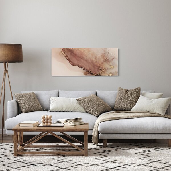 Kép - Arany csillogás (120x50 cm)