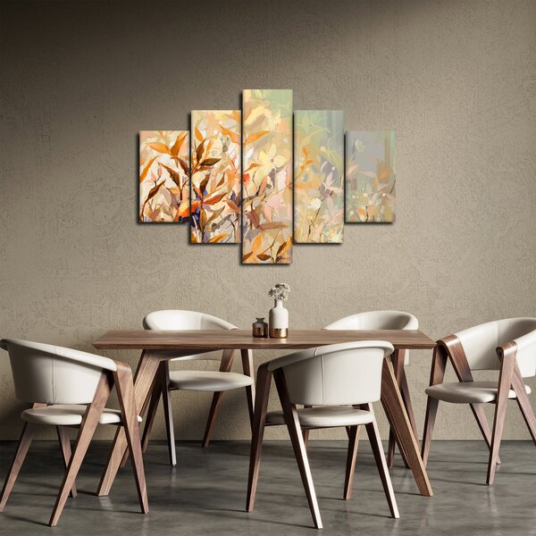 Kép - Festett növények (150x105 cm)
