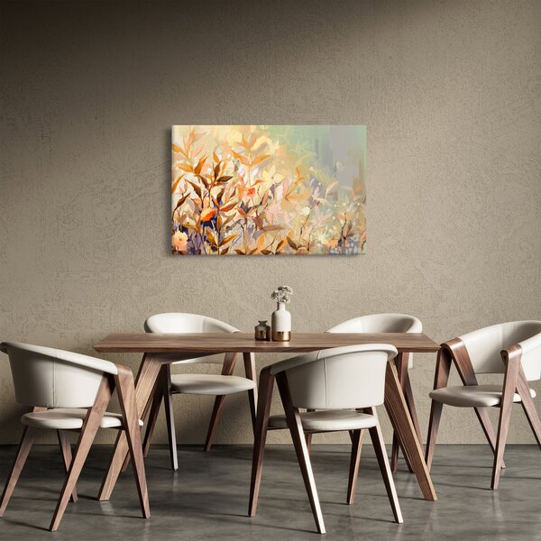 Kép - Festett növények (90x60 cm)