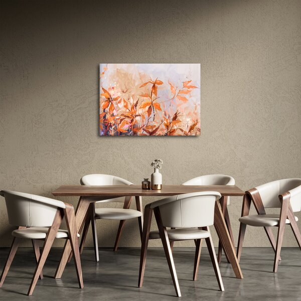 Kép - Festett virágok (70x50 cm)