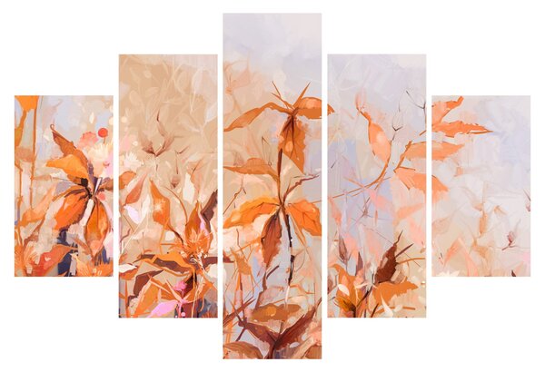 Kép - Festett virágok (150x105 cm)
