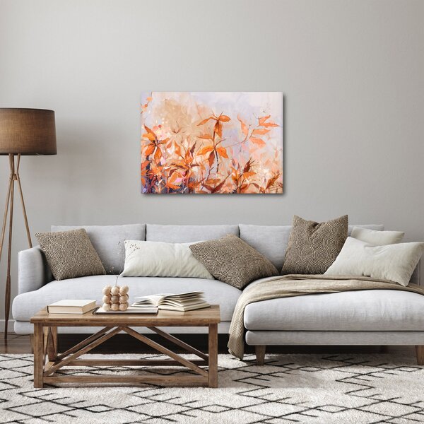 Kép - Festett virágok (70x50 cm)