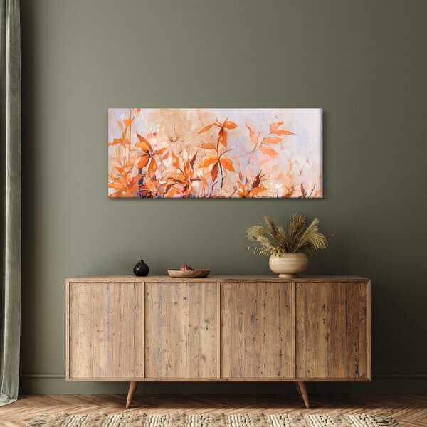 Kép - Festett virágok (120x50 cm)