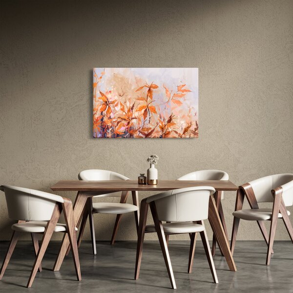 Kép - Festett virágok (90x60 cm)