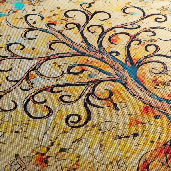 Kép - Mozaik életfa (120x50 cm)