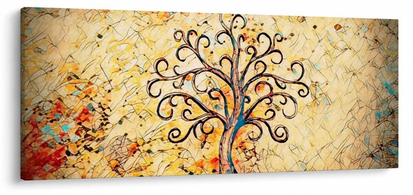 Kép - Mozaik életfa (120x50 cm)