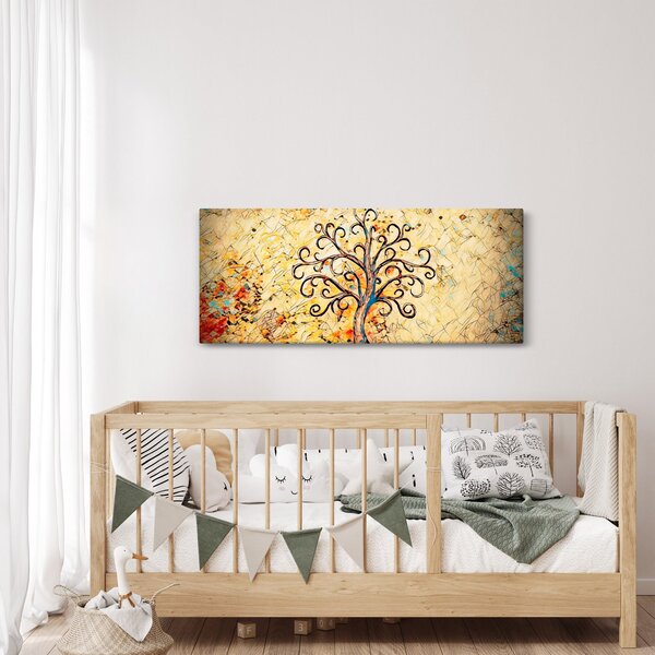 Kép - Mozaik életfa (120x50 cm)