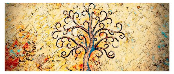 Kép - Mozaik életfa (120x50 cm)