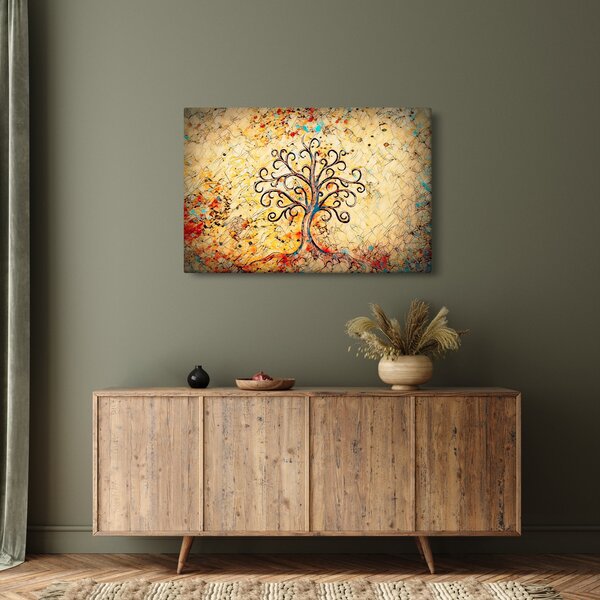 Kép - Mozaik életfa (90x60 cm)