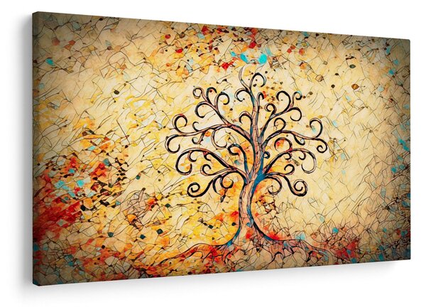 Kép - Mozaik életfa (90x60 cm)
