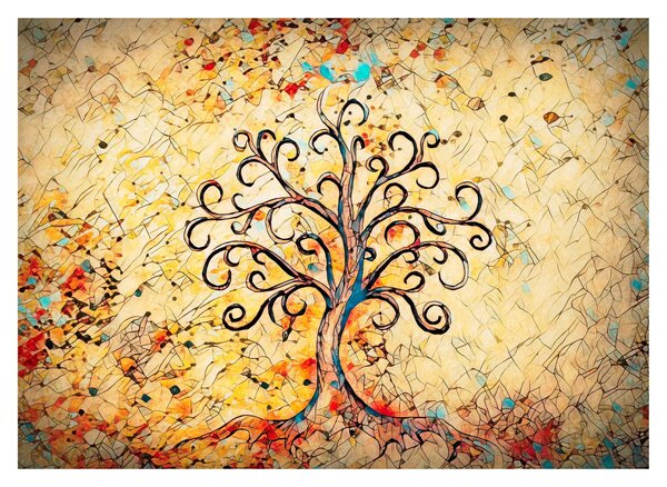 Kép - Mozaik életfa (70x50 cm)