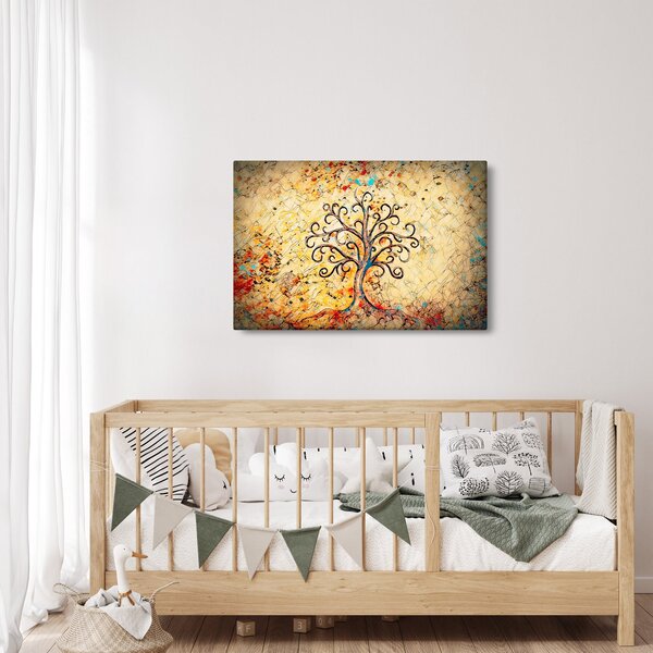 Kép - Mozaik életfa (90x60 cm)