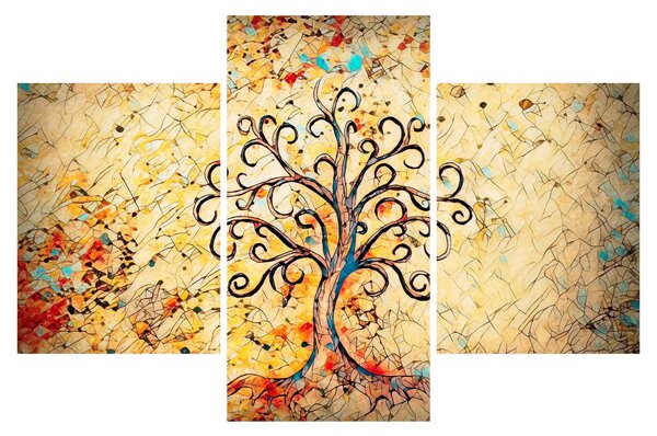 Kép - Mozaik életfa (90x60 cm)