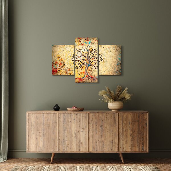 Kép - Mozaik életfa (90x60 cm)