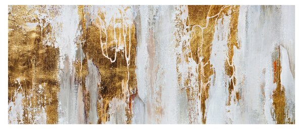 Kép - Arany absztrakció (120x50 cm)