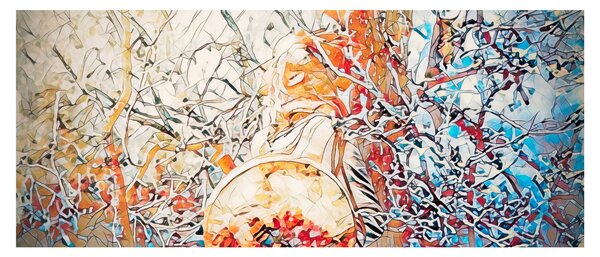 Kép - Mozaik absztrakció (120x50 cm)