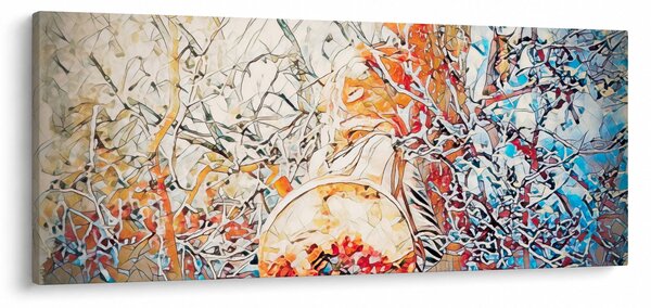 Kép - Mozaik absztrakció (120x50 cm)