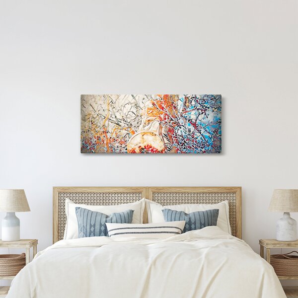 Kép - Mozaik absztrakció (120x50 cm)