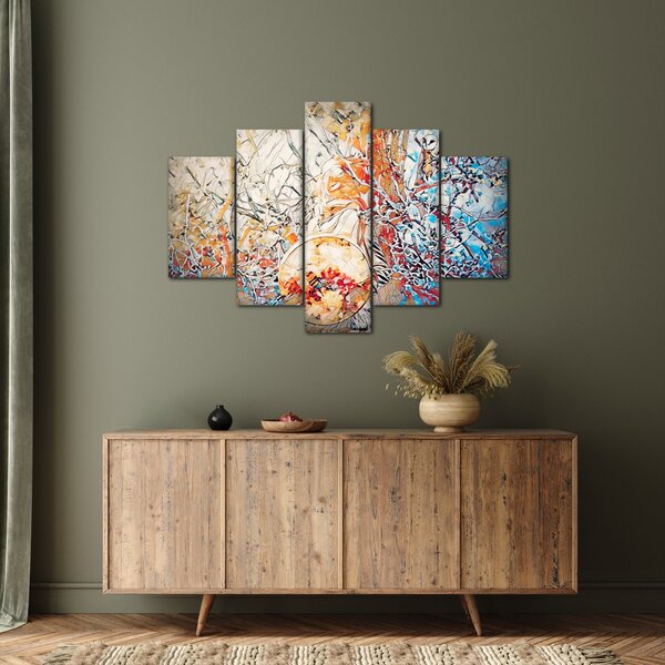 Kép - Mozaik absztrakció (150x105 cm)