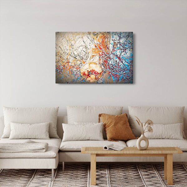 Kép - Mozaik absztrakció (90x60 cm)
