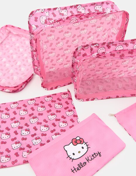 Sinsay - Utazási rendszerező készlet Hello Kitty - rózsaszín