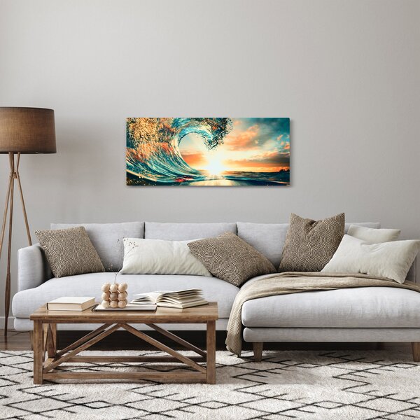Kép - Hullám (120x50 cm)