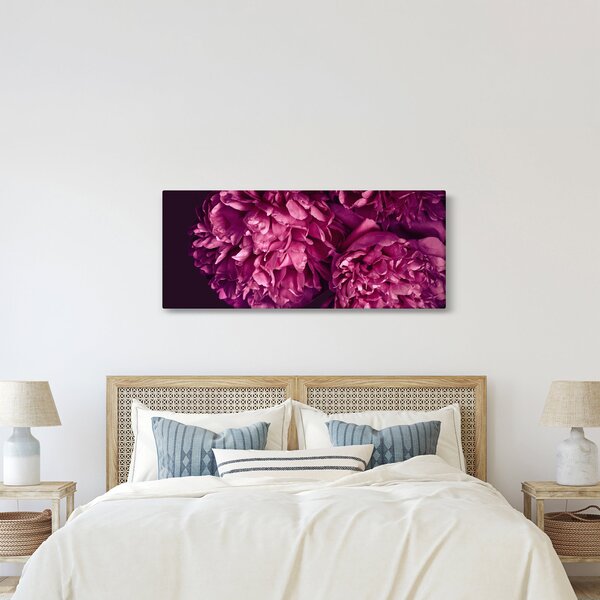 Kép - Csokor pünkösdi rózsa (120x50 cm)