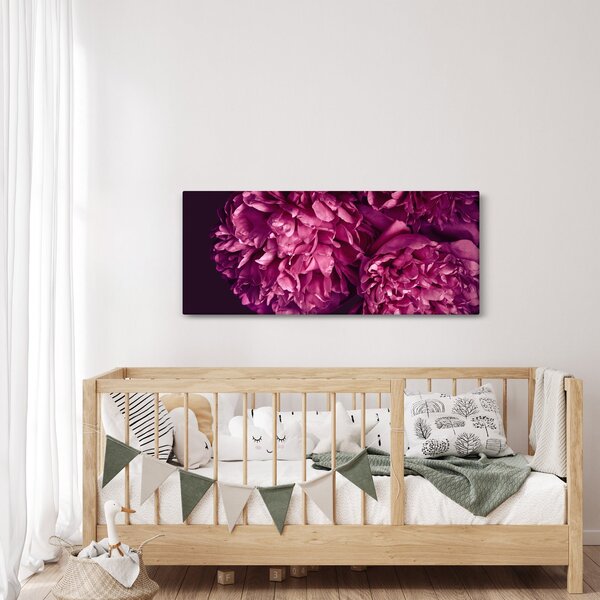 Kép - Csokor pünkösdi rózsa (120x50 cm)