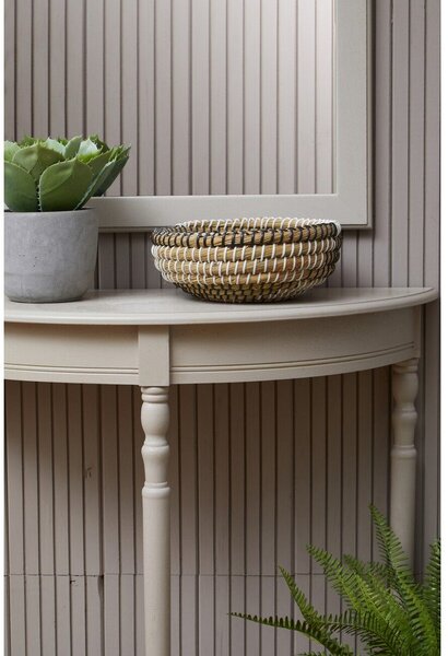 Bézs borovi fenyő konzolasztal 30x80 cm Heritage – Premier Housewares