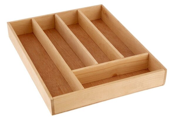 Natúr színű fa evőeszköztartó fiókba 30 x 38 cm – Premier Housewares