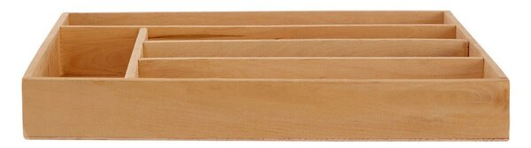 Natúr színű fa evőeszköztartó fiókba 30 x 38 cm – Premier Housewares